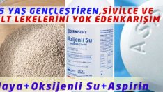 Sivilce ve Siyah Noktalar İçin Maya ve Aspirin ile Cilt Maskesi