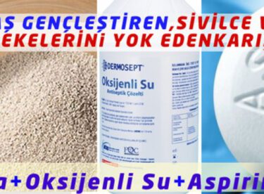 Sivilce ve Siyah Noktalar İçin Maya ve Aspirin ile Cilt Maskesi