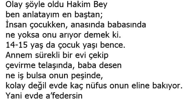 Anlatayım Olayı Hakim Bey