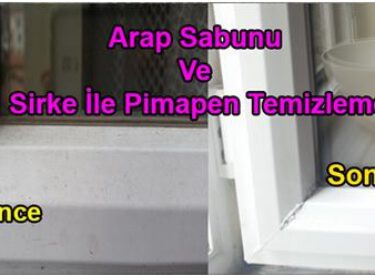 Arap Sabunu Ve Sirke İle Pimapen Temizleme