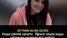 Öğrencilerden Akla Hayale Gelmeyecek Kopya Yöntemleri