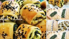 Ispanaklı Rulo Poğaça Yapılışı