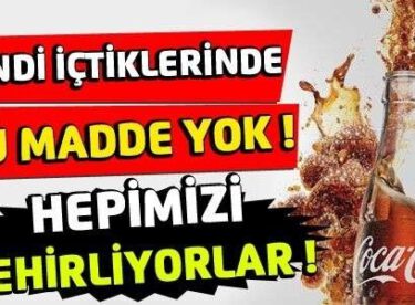 COCACOLA İLE İLGİLİ KORKUNÇ İDDİA… KENDİ İÇTİKLERİNDE BU MADDE YOK… TÜRKİYE’DE Kİ ÇOOK FARKLI!