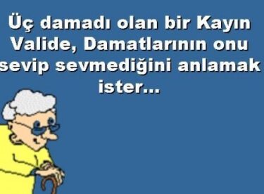 Kaynana damatlarını böyle test etti