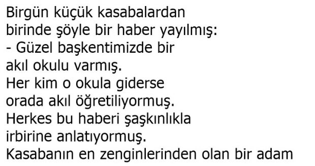 Akıl Öğretilen Okul