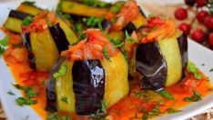 SOSLU PATLICAN DOLMASI