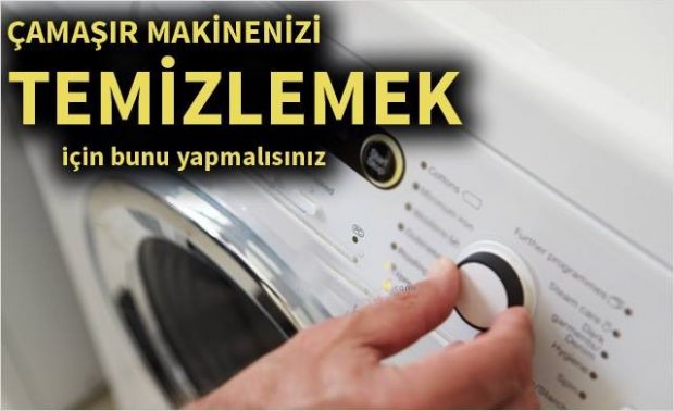 Çamaşır makinenizi temizlemek için bunu yapmalısınız!