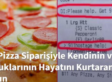 Bir Pizza Siparişiyle Kendinin ve Çocuklarının Hayatını Kurtaran Kadın