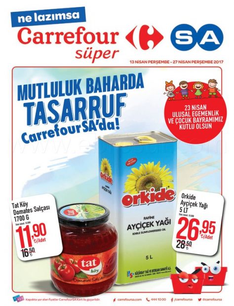 Carrefour -13-27-Nisan-2017-Süper Kampanya Katalogu Az Önce Yayımlandı