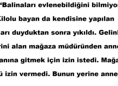 Anne Ve Kızı Gelinlik Provası Yapan Kilolu Kadınla Dalga Geçince Mağaza Müdürü Bakın Ne Yaptı