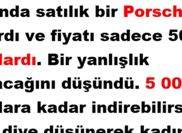 Kadın Yepyeni Porsche’u 50 Dolara Sattı. Sebebini Öğrenince Kahkaha Atacaksınız!