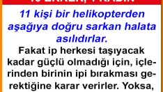 on erkek ve bir kadın