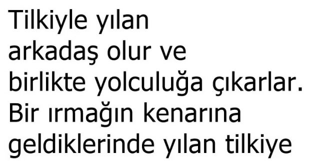 Tilki İle Yılan Hikayesi