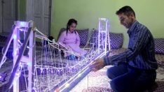 İstanbul’u görmek isteyen kızına Boğaz Köprüsü’nün maketini yaptı