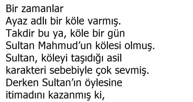 Sultan Mahmud ve Kölesi Ayaz