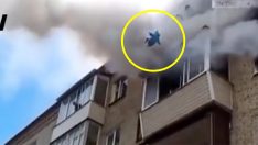 Herkes Oğlunu Beşince Kattan Aşağıya Atan Babayı Konuşuyor işte saniye saniye o inanılmaz anlar