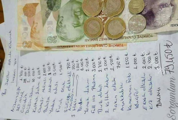 Yuva Kurmaya Çalışan Gencin Eline Kız Tarafının Verdiği Liste ve Gencin Mevcut Parası