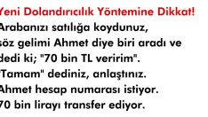 Araba Satışında Dolandırıcılık Yöntemi