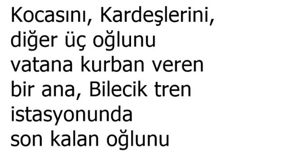 Ölde Gelme Oğul