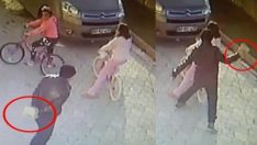 Küçük kıza parke taşıyla vurdu, tacizden gözaltına alınıp serbest bırakıldı…