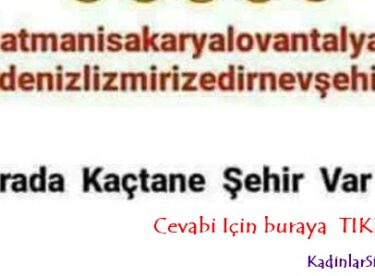 Görsel Zeka Testi: Burada Sizce Kaç Tane Şehir İsmi Var (Dikkat Cevapların Çoğu Yanlış)