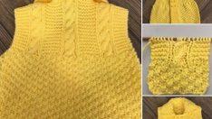 Kesme Şeker Örgü Bebek Yeleği Yapılışı