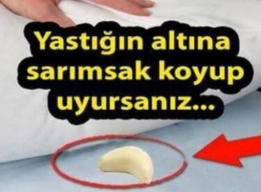 YASTIĞIN ALTINA SARIMSAK KOYUP UYURSANIZ…ŞAŞIRTAN BİR ETKİSİ VAR… DENEMELİSİNİZ