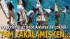Tişörtünden yakaladı ama tutamadı