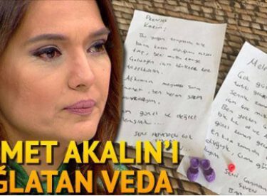 Demet Akalın’ı ağlatan veda