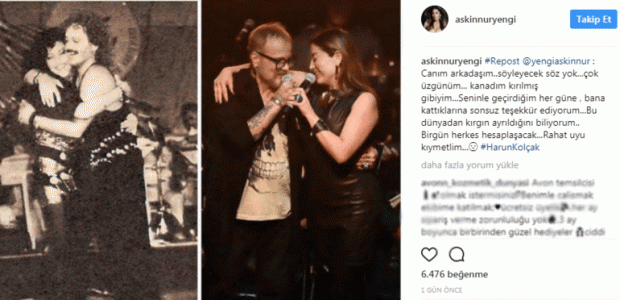 Aşkın Nur Yengi’den yürek burkan Harun Kolçak paylaşımı