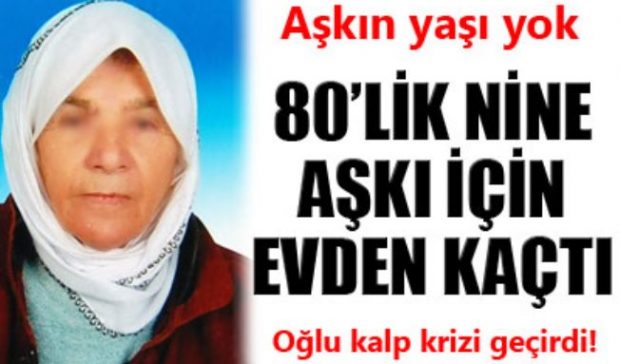 80’lik nine aşkı için evden kaçtı, İnanılmaz aşk hikayesi bakın ilk nasıl başlamış