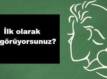 Bu Resimde İlk Gördüğünüz Şey Kişiliğiniz Hakkında Bakın Ne Söylüyor?