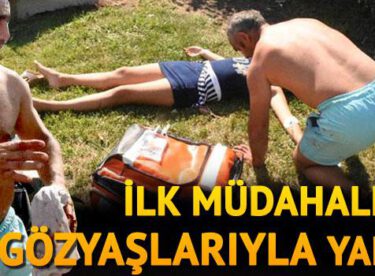 Sağlıkçı baba, kazada yaralanan çocuklarına ilk müdahaleyi gözyaşlarıyla yaptı