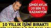 Müdürlüğü bıraktı solucan gübresi işine girdi
