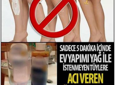 Ev Yapımı Tüy Dökücü Krem