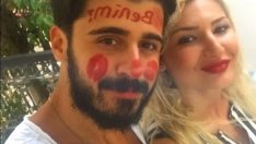 Alnına yazdırdı