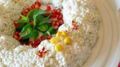 Kabaklı Yoğurtlu Kuskus Salatası