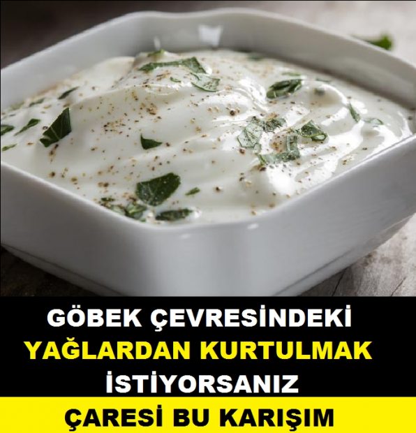 GÖBEK ÇEVRESİNDEKİ YAĞLARDAN KURTULMAK İSTİYORSANIZ ÇARESİ BU KARIŞIM…
