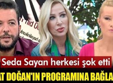 SEDA SAYAN HERKESİ ŞOK ETTİ! NİHAT DOĞAN’IN PROGRAMINA BAĞLANIP…