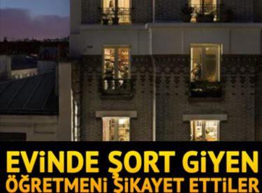 Evinde şort giyen genç kadını, apartman yöneticisine şikayet ettiler!