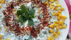 MISIRLI TURŞULU SEMİZ OTU SALATASI