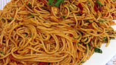 PARÇA TAVUKLU BOL SEBZELİ SPAGETTİ
