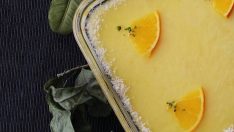 Portakal Soslu İrmik Muhallebisi