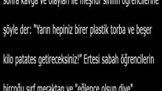 Bir Öğretmen 5 Kilo Patatesle Ne Yapar?