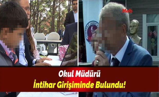 Okul Müdürü İntihar Girişiminde Bulundu!
