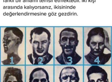 Szondi Testi: Aşağıdaki Şahıslar Arasından Size En Korkutucu Geleni Hangisi?