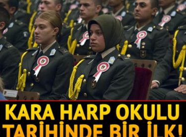 Kara Harp Okulu tarihinde bir ilk