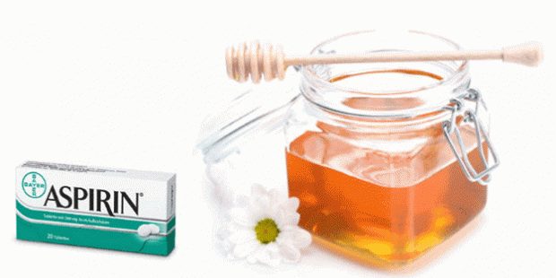 Bal ve Aspirin Karıştırın On Dakikada Yüzünüzde Ona Uygun: Üç Saat Sonra Aynaya Bakın. Mucize!