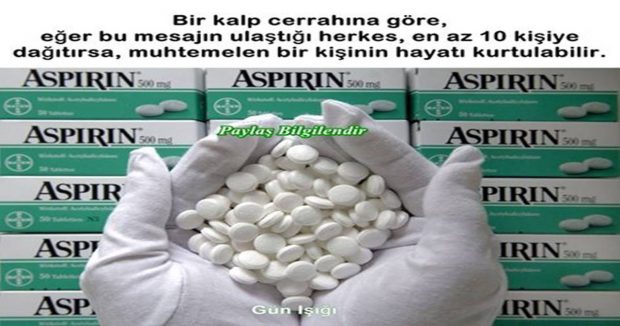 Neden yatağınızın başucunda aspirin olsun? Bu Bigileri Öğrendiğinizde Hayatınız Kurtulabilir