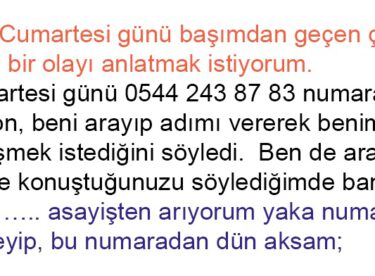 Asla 154 ü Tuşlamayın